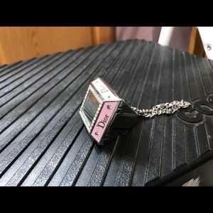 Dior ring key chain lip gloss